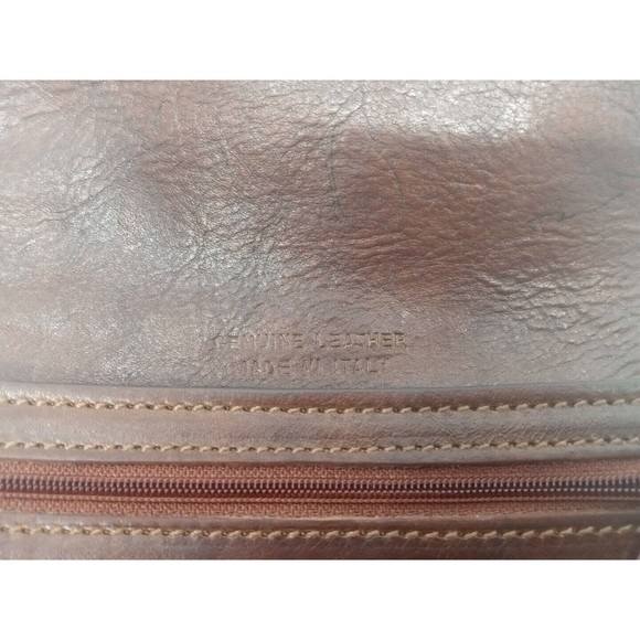Cuoieria Fiorentina Vintage Clutch Wallet - Brown Genuine Leather - Made Italy - Picture 6 of 7